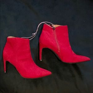 True Red Pointed Toe Heels